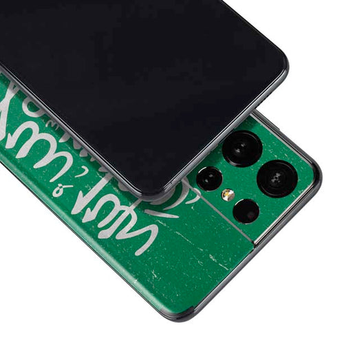 Saudi Arabia Flag Distressed Galaxy S21 Ultra 5G Skin